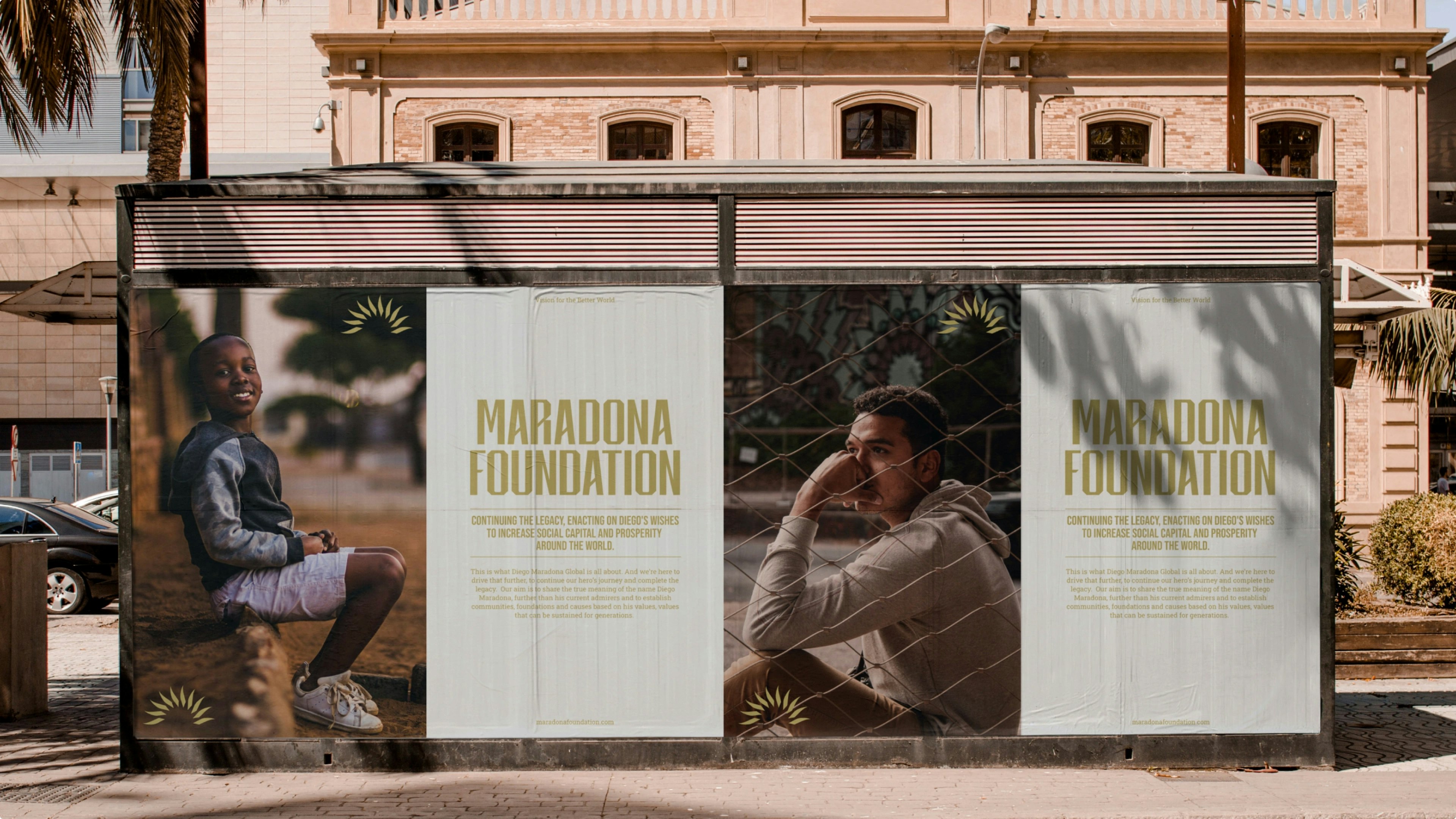 Maradona Foundation Bus Stop