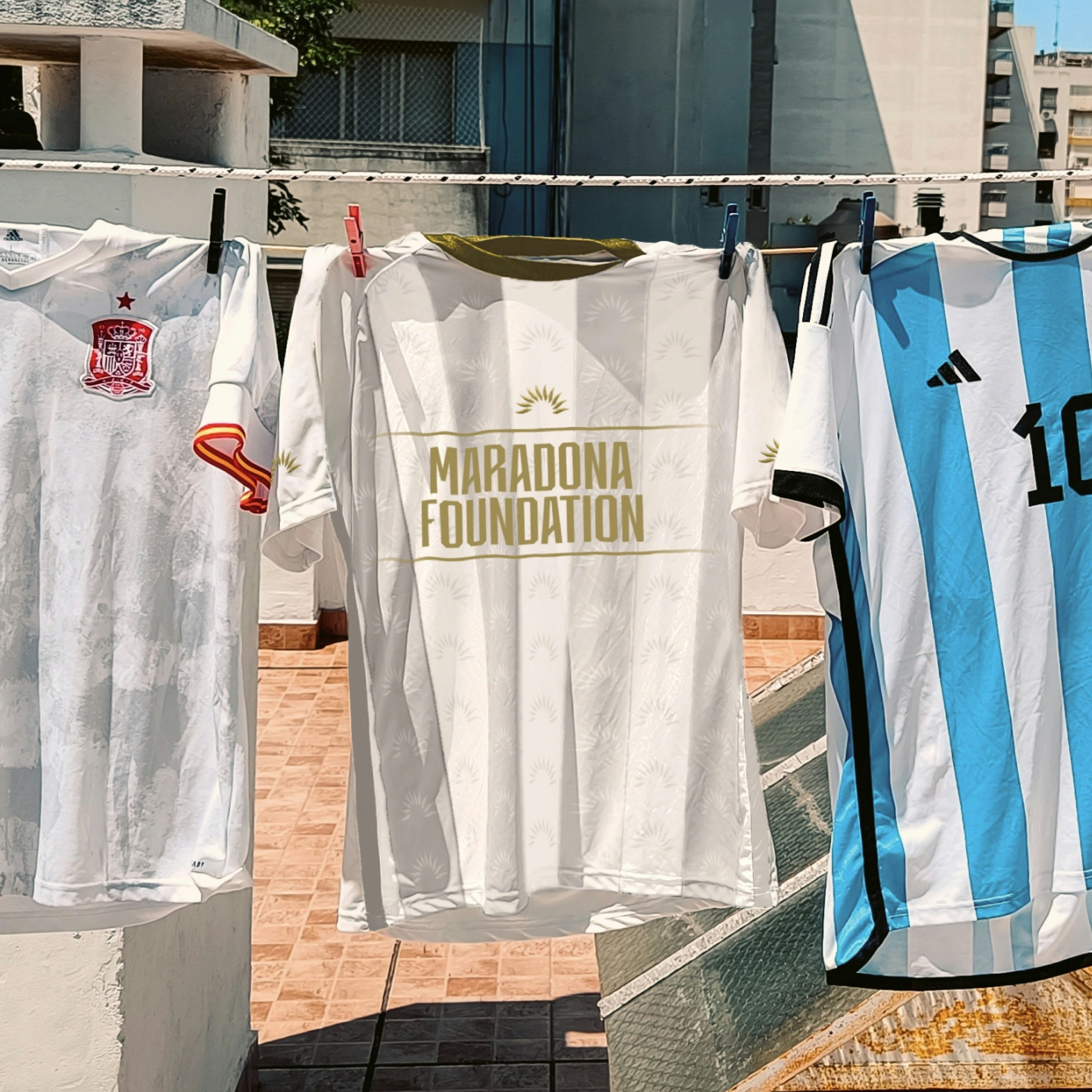 Maradona Foundation Football Shirts