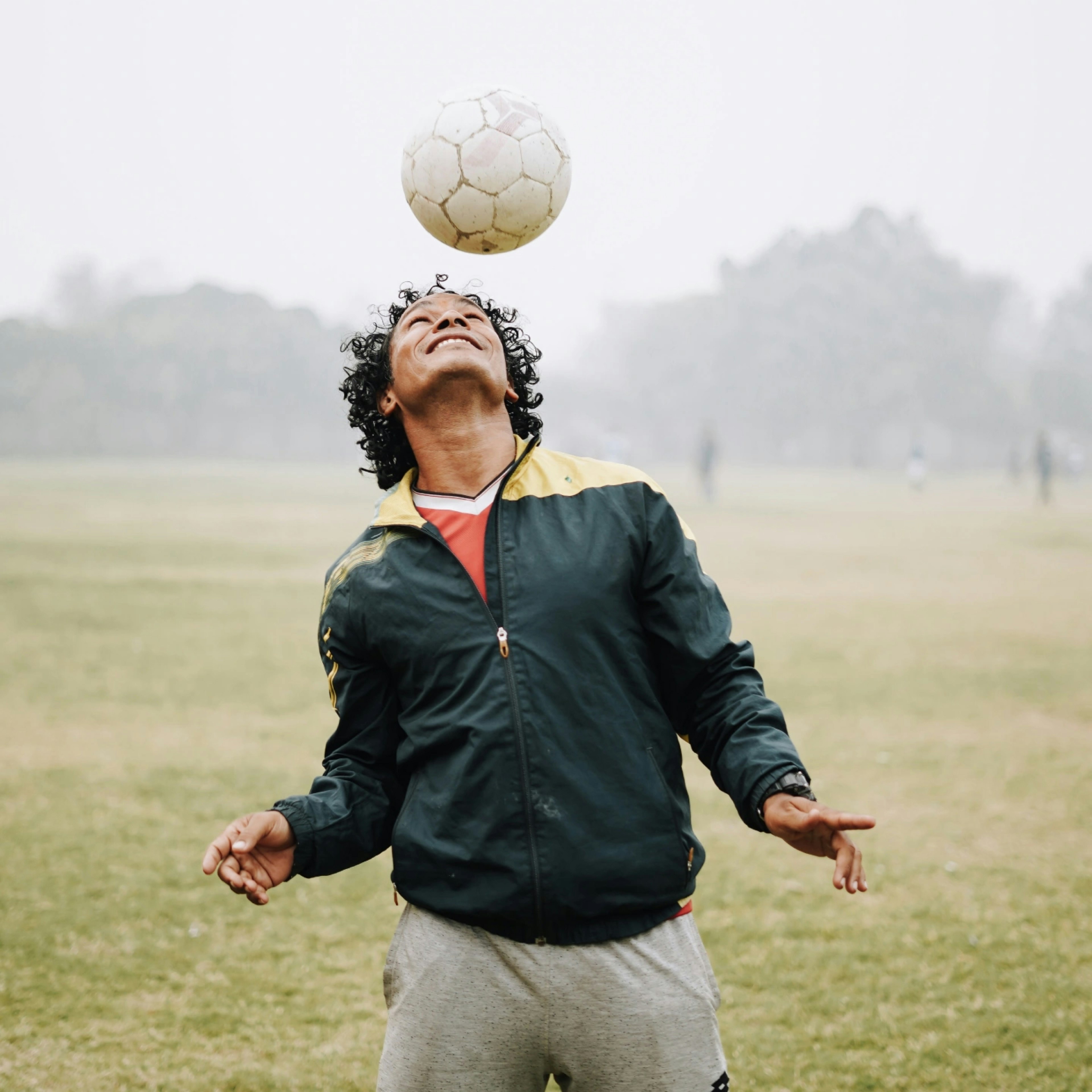 Maradona Foundation Man Balancing Football